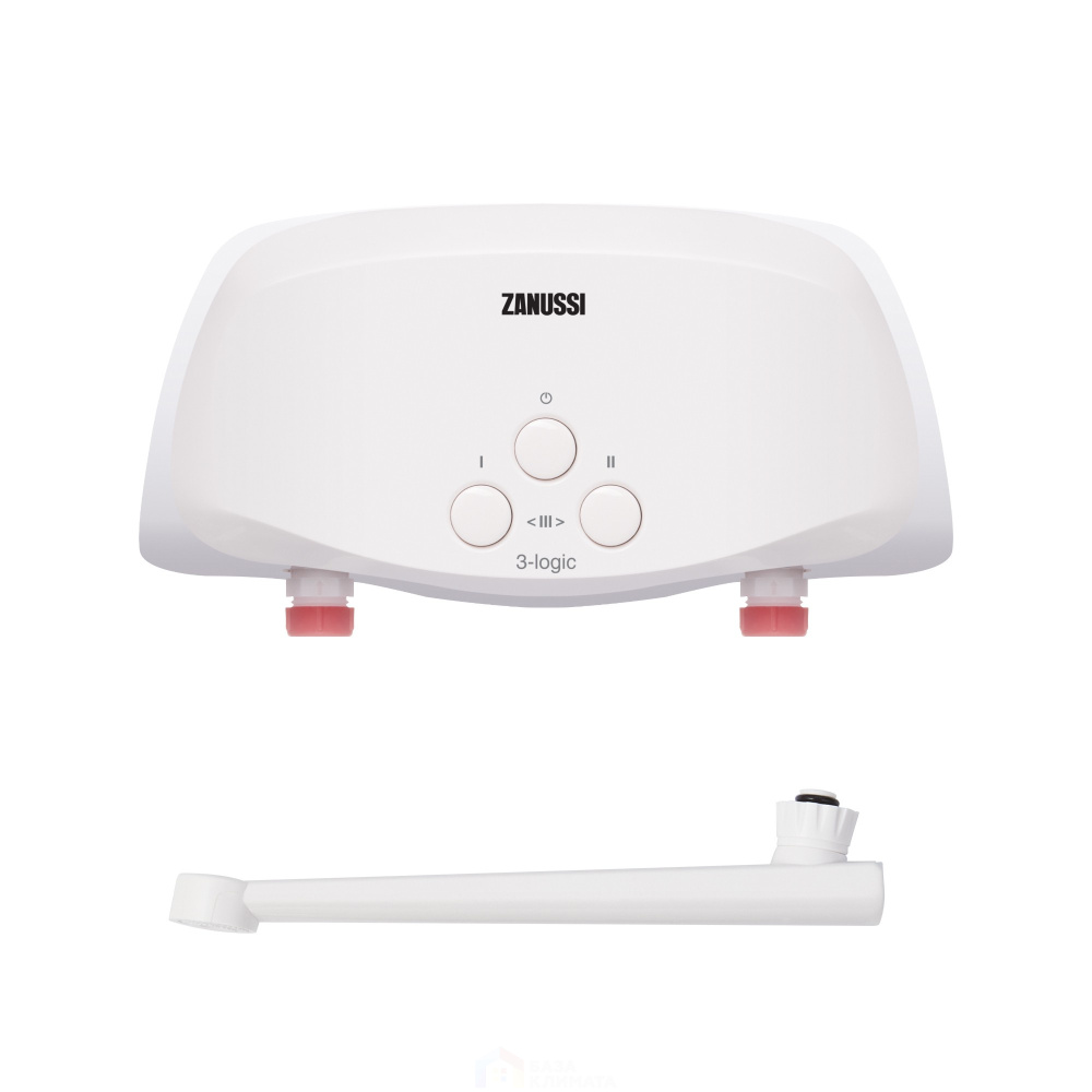 Проточный водонагреватель Zanussi 3-logic 3,5 T - кран