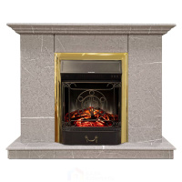 Каминокомплект Хорошие Камины Марс с очагом RealFlame Majestic Lux BR S мрамор