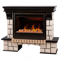 Электрокамин RealFlame  Stone 26 AO с очагом 3D Helios 26 SBG