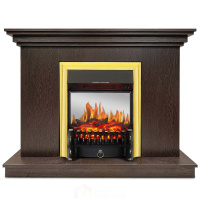 Каминокомплект Хорошие Камины Марс с очагом Royal Flame Fobos FX M Brass венге