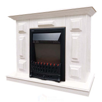 Каминокомплект Хорошие Камины Юпитер с очагом Electrolux Classic EFP/P-1020LS белое дерево