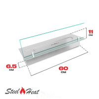 Топливный блок SteelHeat LINE GLASS 600