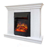 Каминокомплект Хорошие Камины Марс с очагом Royal Flame Majestic FX Black белое дерево