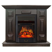 Каминокомплект Хорошие Камины Юпитер с очагом Royal Flame Majestic FX Black венге
