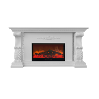 Каминокомплект Glenrich «Сенатор Deluxe» белый
