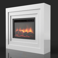 Каминокомплект Electrolux Cubo 30 с очагом EFP/P-3020LS белый