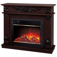 Электрокамин RealFlame Philadelphia 25,5/26 DN с очагом Moonblaze Deluxe Brass