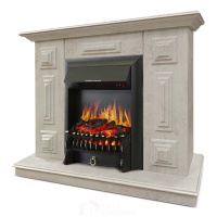 Каминокомплект Хорошие Камины Юпитер с очагом Royal Flame Fobos FX Black цемент