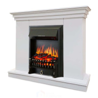 Каминокомплект Хорошие Камины Марс с очагом Royal Flame Fobos FX Black белый