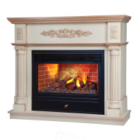 Электрокамин RealFlame  Silvia 26 WT-619B с очагом 3D Novara