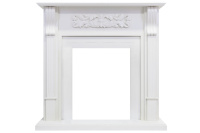 Каминокомплект Royal Flame Venice - Фактурный белый с очагом Aspen Gold