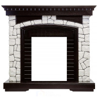 Каминокомплект Royal Flame Glasgow - Венге / Белый с очагом Majestic FX Black
