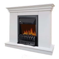 Каминокомплект Хорошие Камины Марс с очагом Royal Flame Aspen Black белый