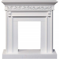 Каминокомплект Royal Flame Valletta - Белый (Ширина 1040 мм) с очагом Aspen Black
