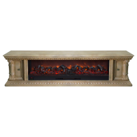 Каминокомплект Glenrich «Георгия DeLuxe» мрамор крем