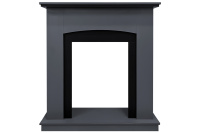 Каминокомплект Royal Flame Barcelona (разборный) - Серый графит с очагом Fobos FX Black