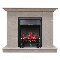 Каминокомплект Хорошие Камины Марс с очагом Royal Flame Fobos FX Black мрамор