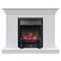 Каминокомплект Хорошие Камины Марс с очагом Royal Flame Fobos FX Black белый