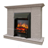 Каминокомплект Хорошие Камины Марс с очагом Royal Flame Fobos FX Black мрамор