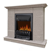 Каминокомплект Хорошие Камины Марс с очагом Royal Flame Aspen Black мрамор