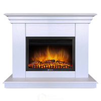 Каминокомплект Хорошие Камины Марс с очагом Electrolux EFP/P-2520LS белое дерево