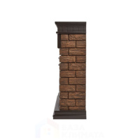 Каминокомплект Electrolux Bricks Wood 30 с очагом EFP/P-3320RLS камень темный, шпон венге