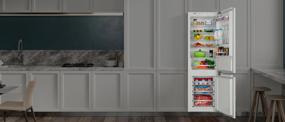 Встраиваемый холодильник Haier bcft628awru