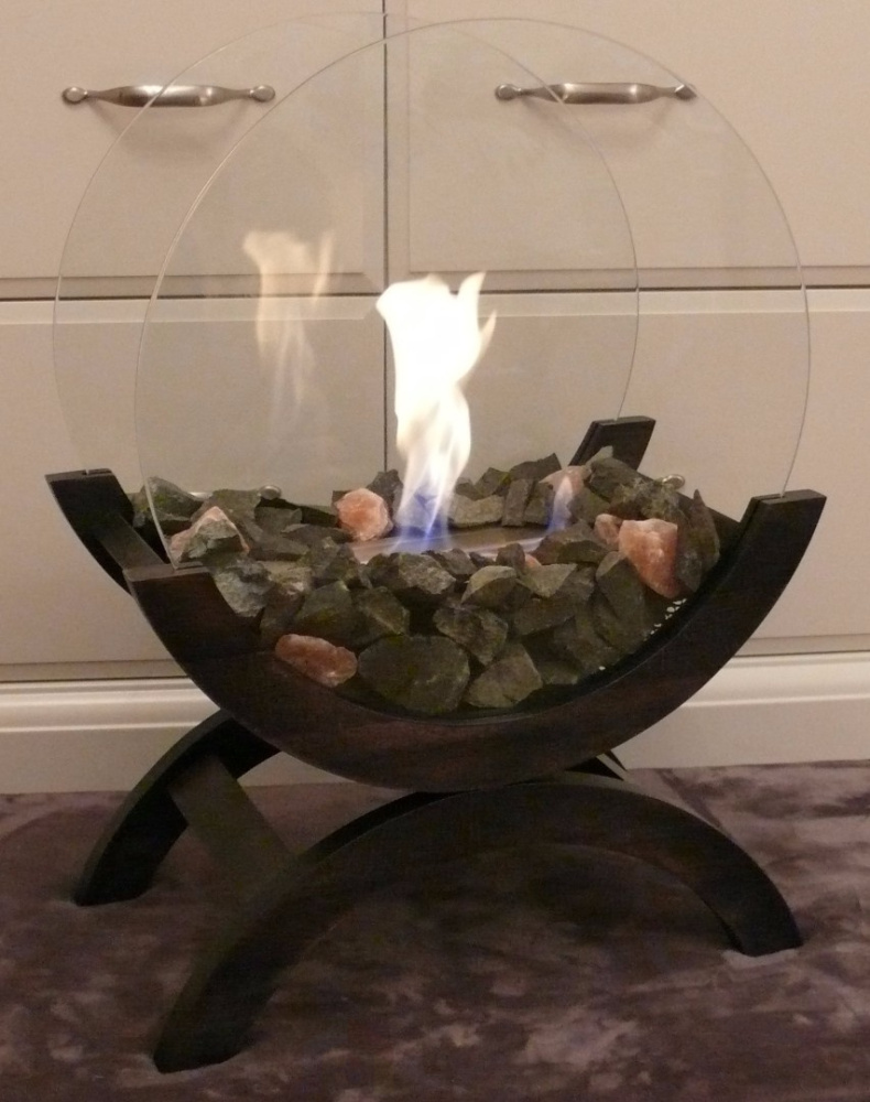 Биокамин Zefire Iris средний темный