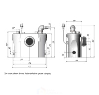 Насосная станция Unipump Sanivort 605 A