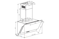 Вытяжка кухонная making Оasis everywhere NC-60W