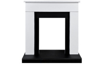 Каминокомплект Royal Flame Bergen (Разборный) - Белый (Ширина 860 мм) с очагом Aspen Black
