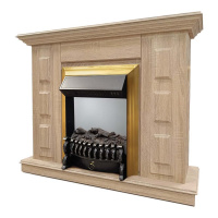 Каминокомплект Хорошие Камины Юпитер с очагом RealFlame Fobos Lux BR S сосна