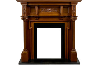 Каминокомплект Dimplex Oxford - Орех с очагом Brookline Black