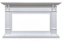 Каминокомплект Royal Flame Cardiff - Белый с очагом Vision 42 LOG LED