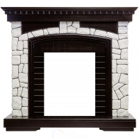 Каминокомплект Royal Flame Glasgow - Венге / Белый с очагом Fobos FX Black