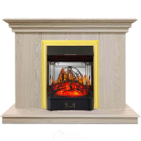Каминокомплект Хорошие Камины Марс с очагом Royal Flame Majestic FX M Brass сосна